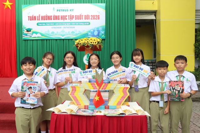 TRƯỜNG TRUNG – TIỂU HỌC PÉTRUS KÝ HƯỞNG ỨNG TUẦN LỄ HỌC TẬP SUỐT ĐỜI NĂM 2026 TẠI 2 CƠ SỞ