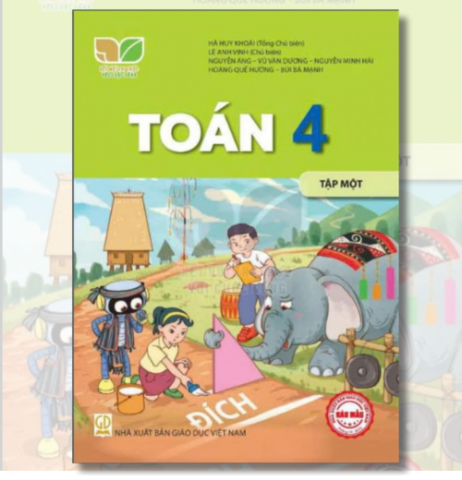 Sách giáo khoa Toán 4 (Tập 1)