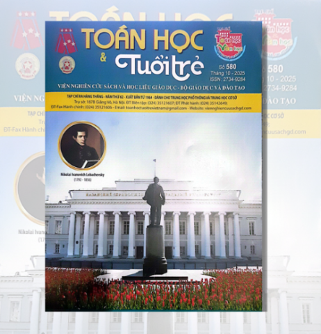Tạp chí Toán Học & Tuổi Trẻ số 580 tháng 10 năm 2025