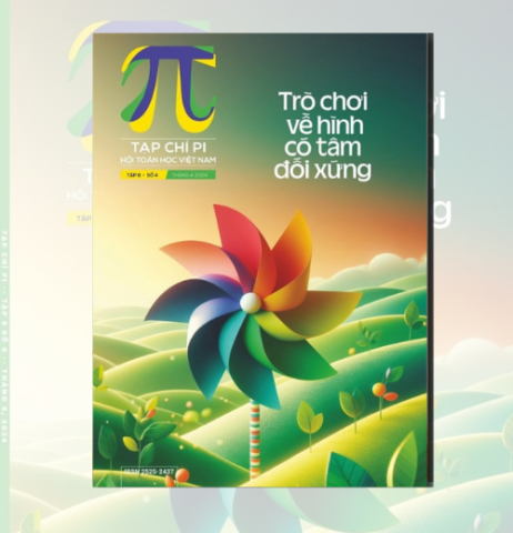 Tạp Chí Pi tập 8 - số 4 tháng 4 năm 2024 trò chơi vẽ hình có tâm đối xứng