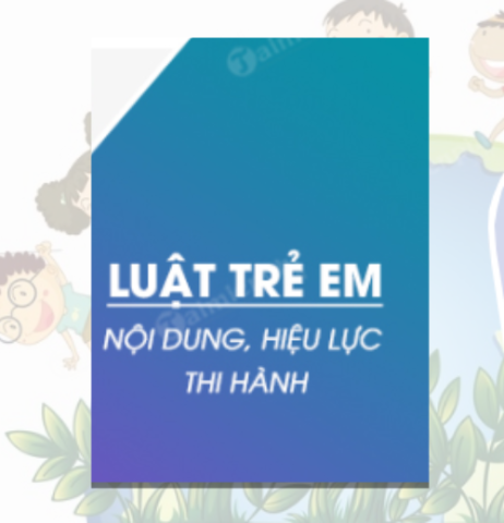 Luật trẻ em số 102/2016/QH113