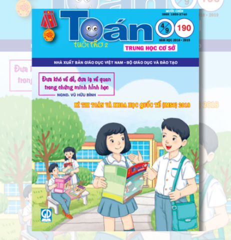 Tạp chí Toán Tuổi Thơ 2 số 190 năm 2018 - 2019
