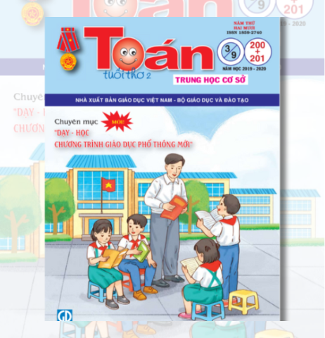 Tạp chí Toán tuổi thơ 2 số 200+201 năm 2019 - 2020
