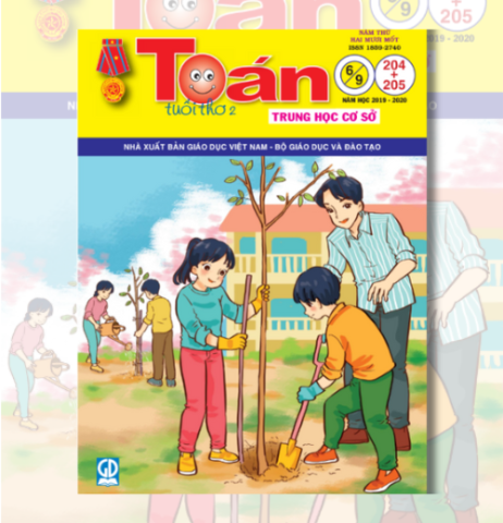 Tạp chí Toán Tuổi Thơ 2 số 204+205 năm 2019-2020