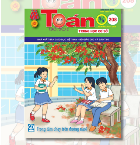 Tạp chí Toán tuổi thơ 2 số 208  năm học 2019-2020