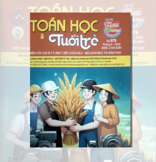 Tạp chí Toán Học & Tuổi Trẻ số 575 tháng 5 năm 2025