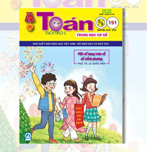 Tạp chí Toán tuổi thơ 2 số 191 năm 2018 - 2019