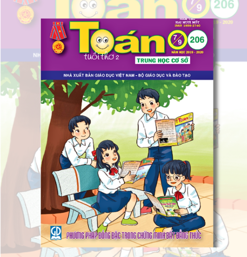 Tạp chí Toán tuổi thơ 2 số 206 năm học 2019-2020