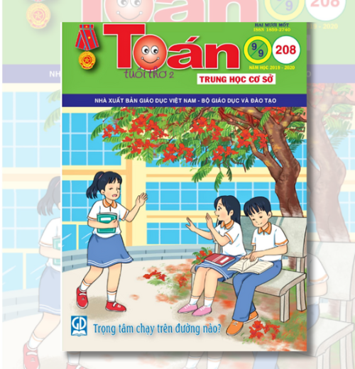 Tạp chí Toán tuổi thơ 2 số 208  năm học 2019-2020